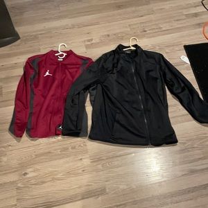 Jordan and under armor jacket no hood under armor is a cold gear jacket